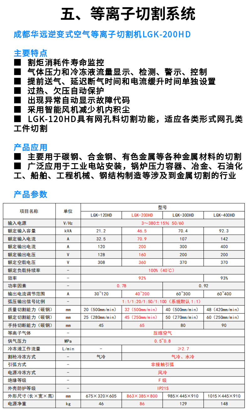龍門式數控等離子火焰直條切割機 (9)