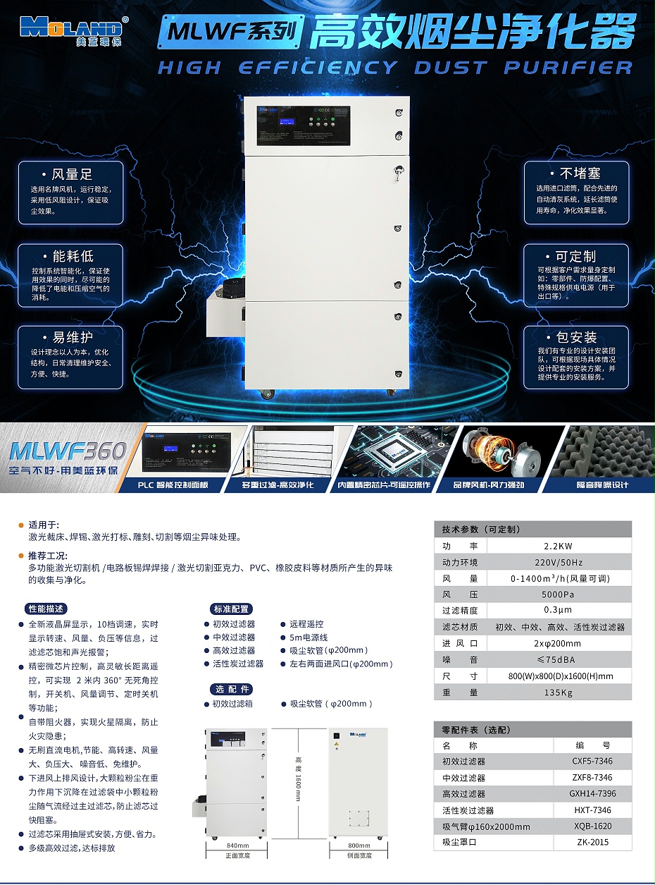移動焊煙凈化器