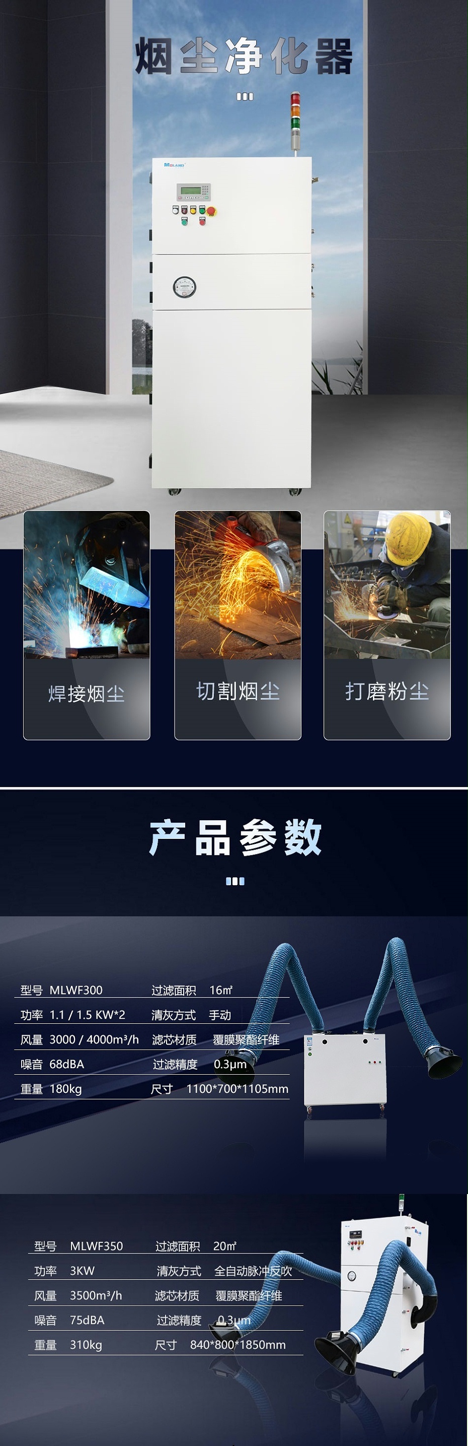 焊煙凈化器350